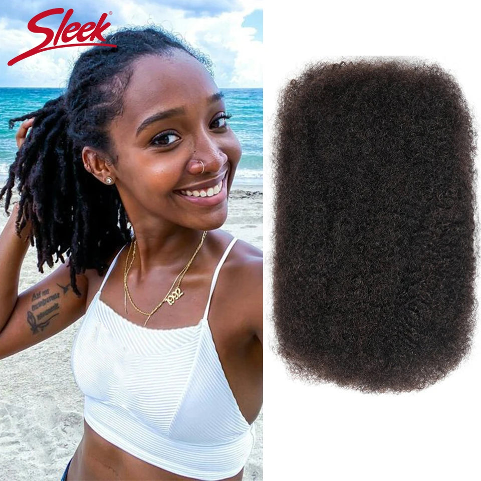 Cabello humano Remy a granel - Afro Kinky Curly Peruano QVR