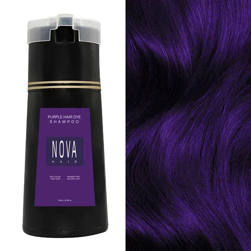 Nova 3-in-1 Hair Coloring Shampoo – Teinture Rapide et Soin Capillaire 200ml - Afrotix