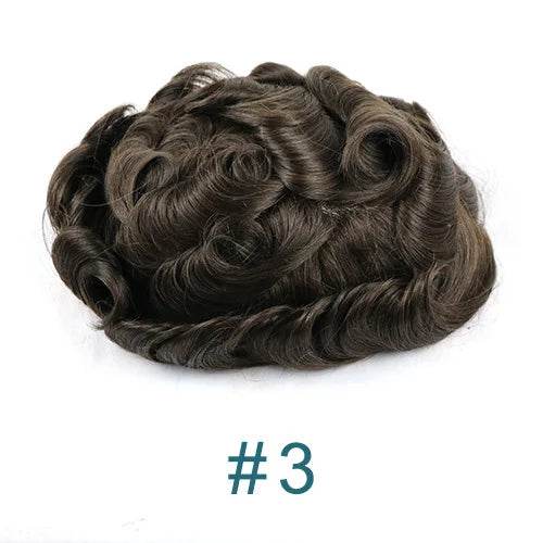 Swiss Lace Men’s Toupee (Perruque Homme en Dentelle Suisse Q6) - Afrotix