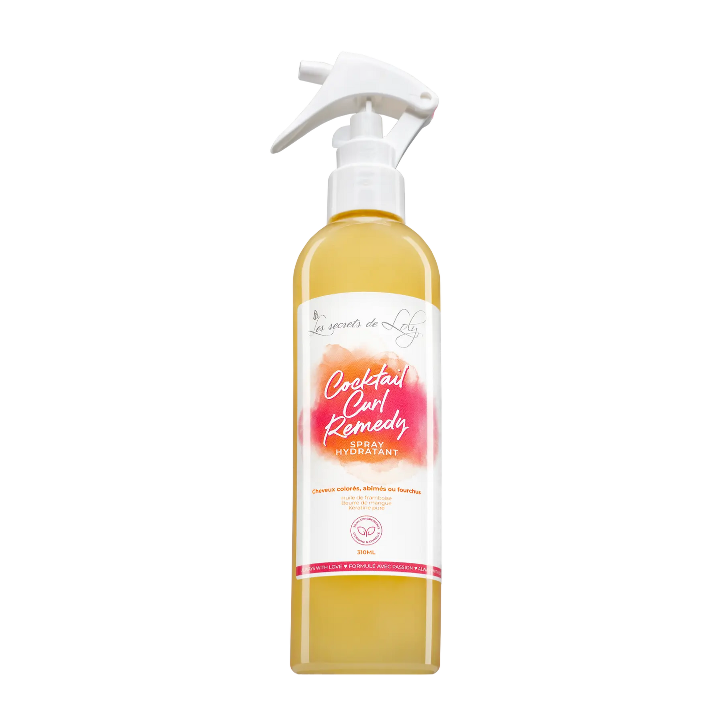 LES SECRETS DE LOLY COCKTAIL CURL REMEDY Cocktail hydratant et fortifiant - 310ml - Afrotix