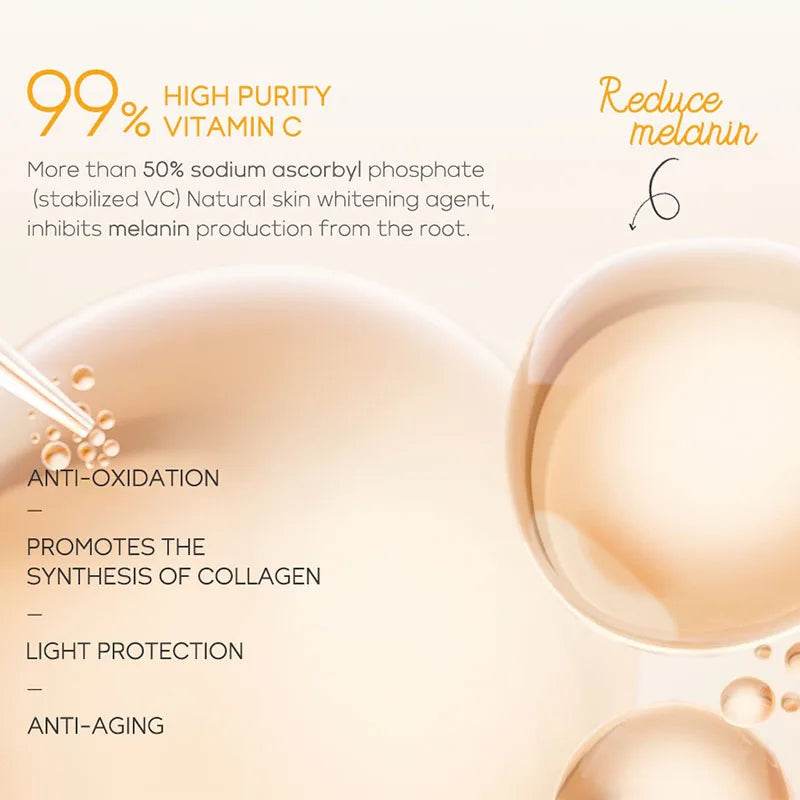 Lot de 5 Crèmes de Soin du Visage à la Vitamine C - Afrotix