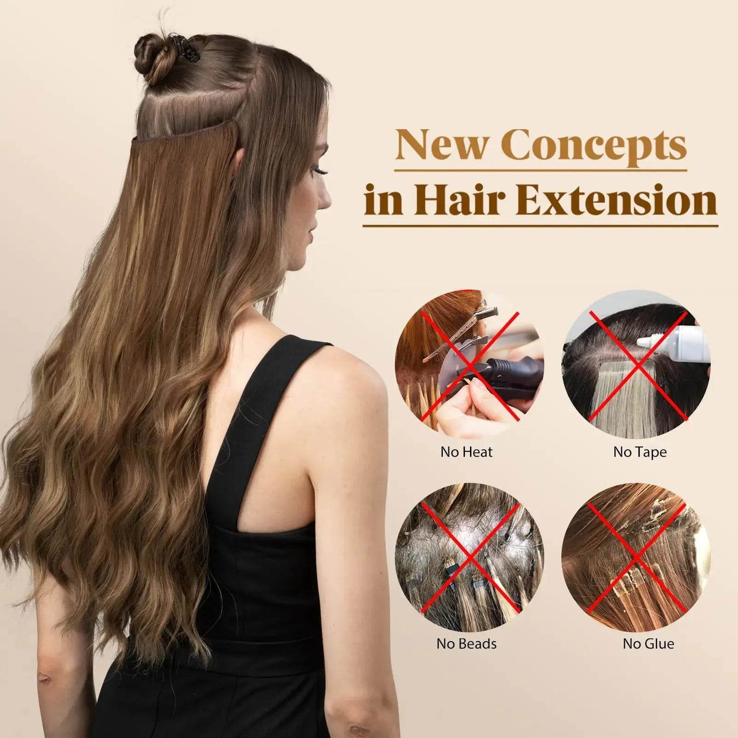 Synthetic Wave Hair Extensions - Afrotix