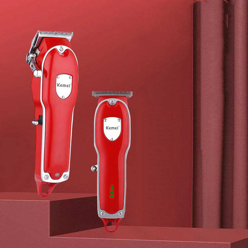 High-power Hair Salon Oil Head Engraving Rechargeable Electric Clipper Afrotix