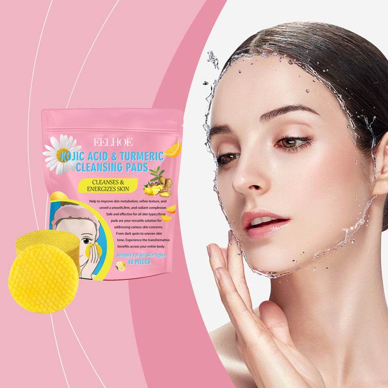 Kojic Acid Turmeric Cleansing Pads Beauty Hot-sale - Afrotix
