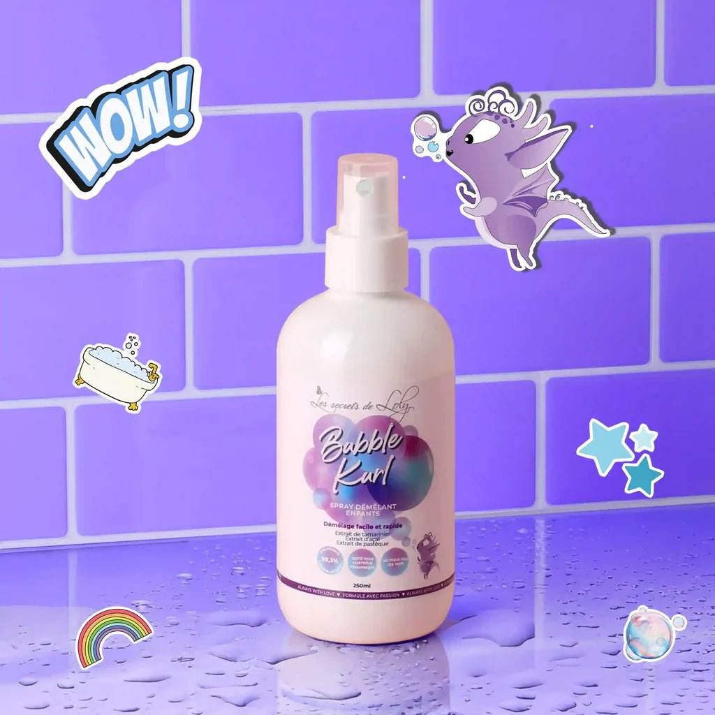 Bubble Kurl Spray démêlant enfants - 250ml - Afrotix