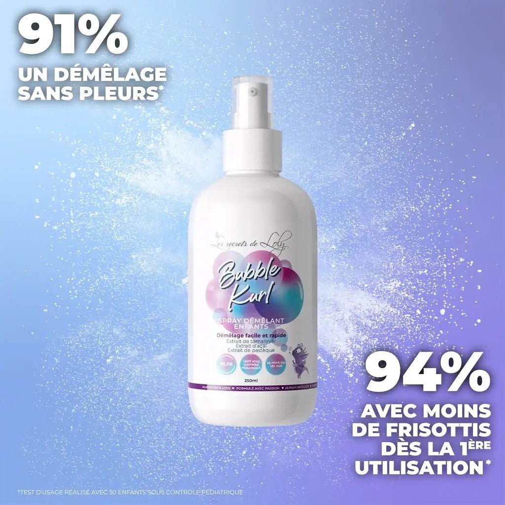 Bubble Kurl Spray démêlant enfants - 250ml - Afrotix