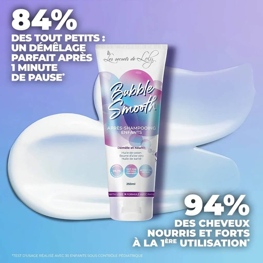 Bubble Smooth . Après-Shampooing enfants - 250ml - Afrotix