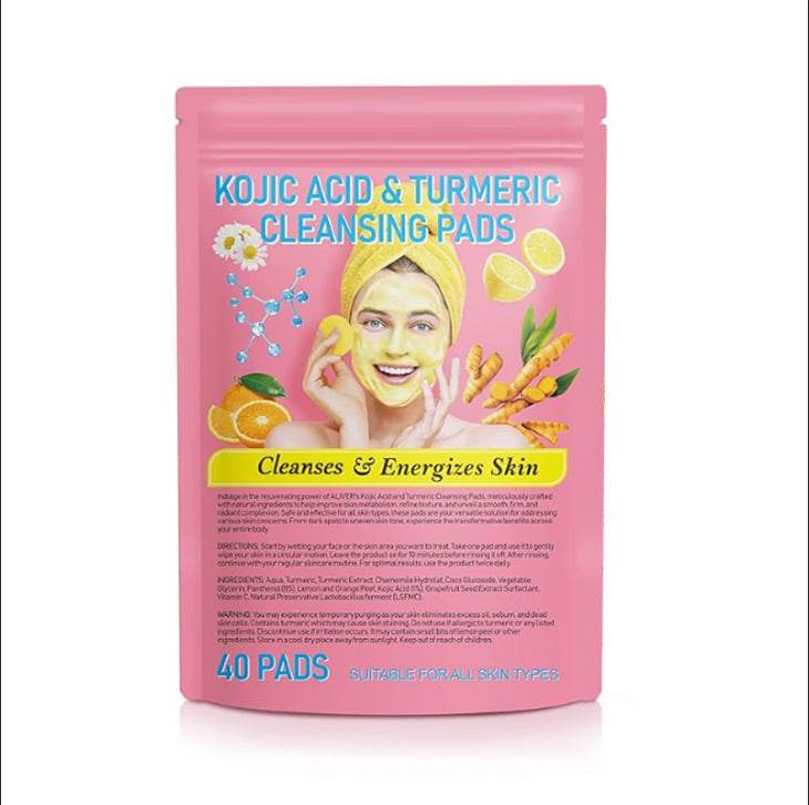 Tampon nettoyant au curcuma comprimé - Curcuma & Acide Kojique - Afrotix