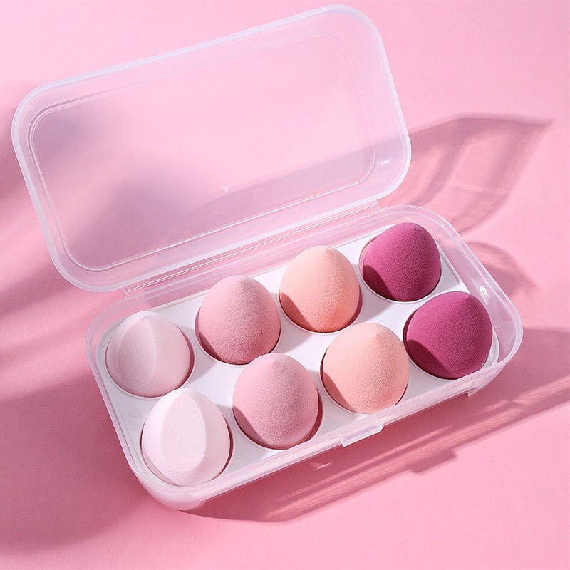 Coffret d’Œufs de Maquillage – Éponges Goutte d’Eau, Double Usage Sèche & Humide - Afrotix