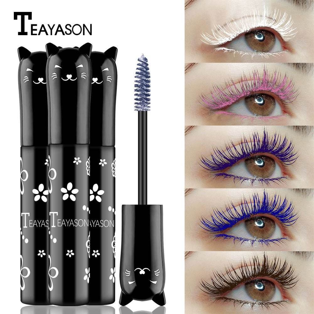 Couleur Mascara Bleu Violet Blanc Violet - Afrotix