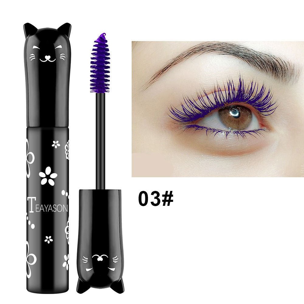 Couleur Mascara Bleu Violet Blanc Violet - Afrotix