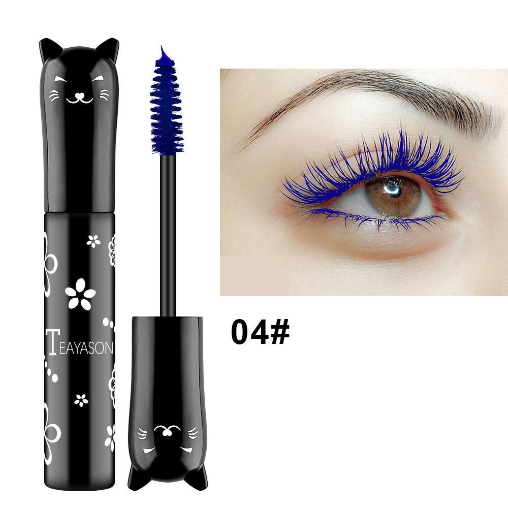 Couleur Mascara Bleu Violet Blanc Violet - Afrotix