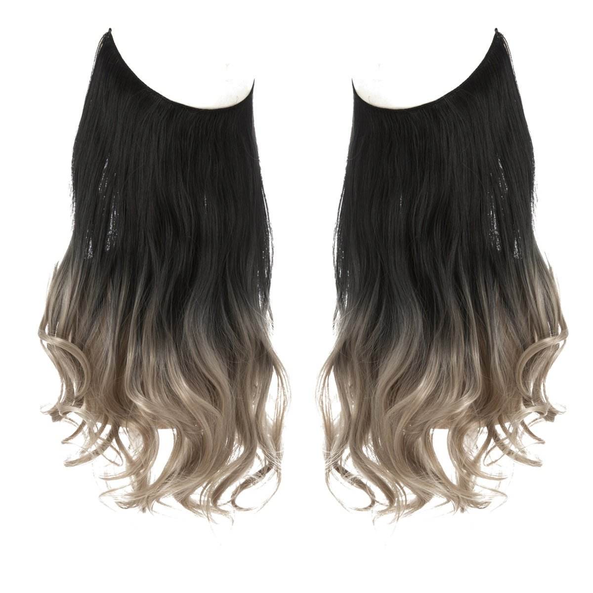Hair extension wig invisible natural long curly hair - Afrotix