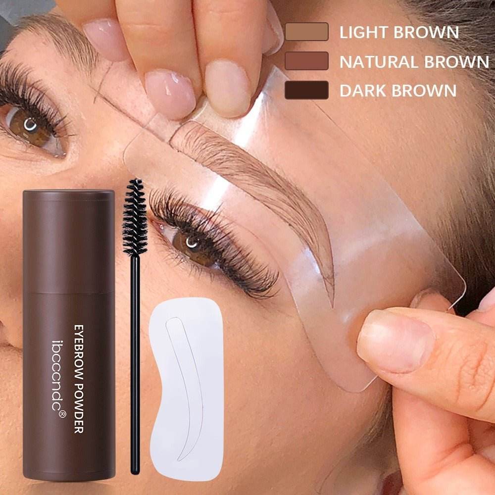 Ensemble de Poudre à Sourcils Seal Lazy Thrush – Sourcils Parfaits en un Geste ! - Afrotix