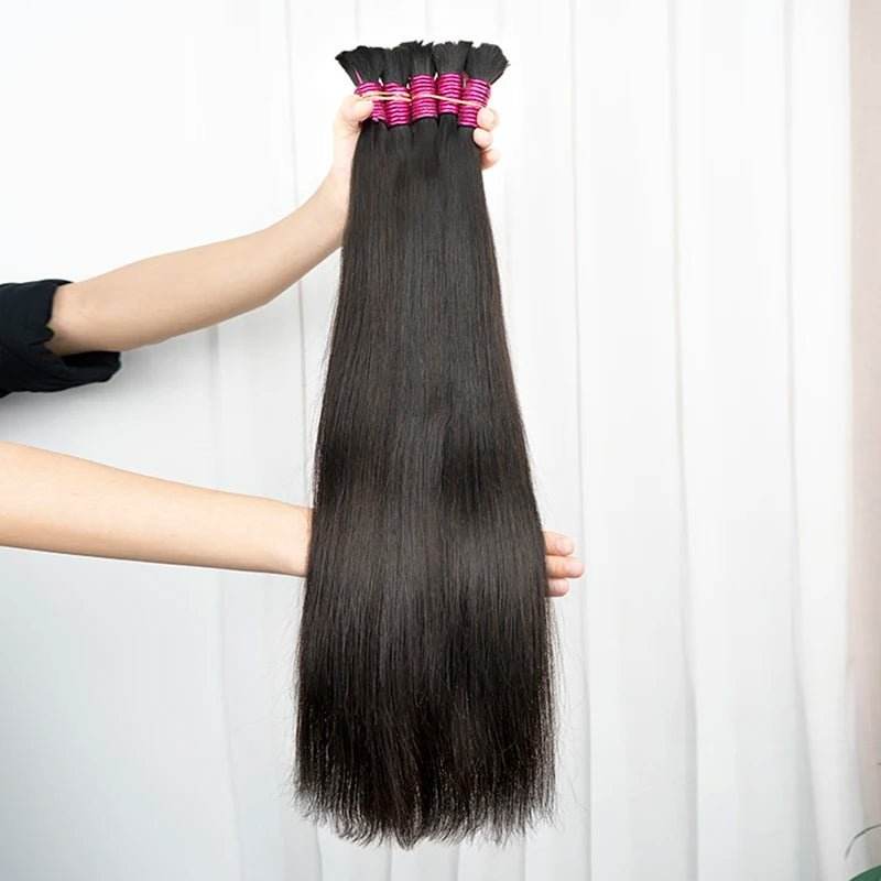 Extensions de cheveux 100 % humains sans trame, tissage Raw vietnamien brut, - Afrotix