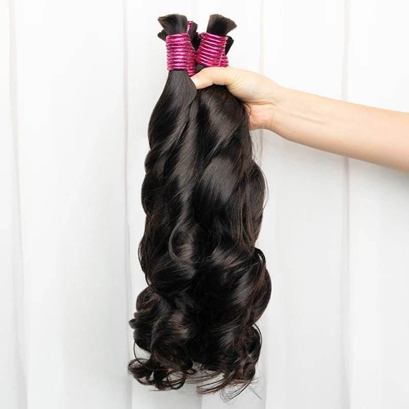 Extensions de cheveux 100 % humains sans trame, tissage Raw vietnamien brut, - Afrotix