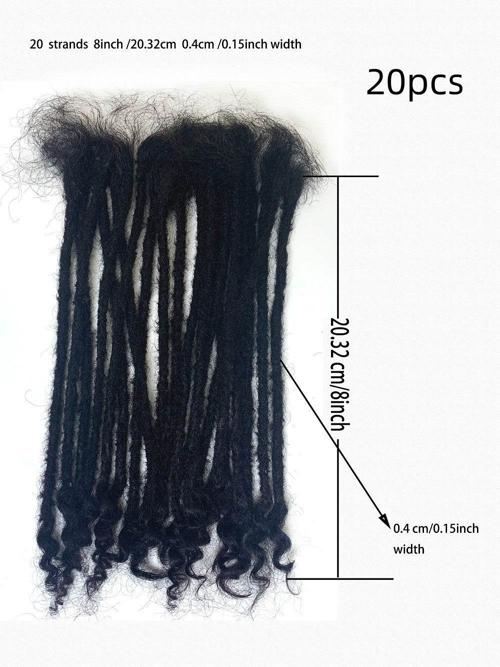Dreadlocks Handmade 0.2 Cm0.8 - Afrotix