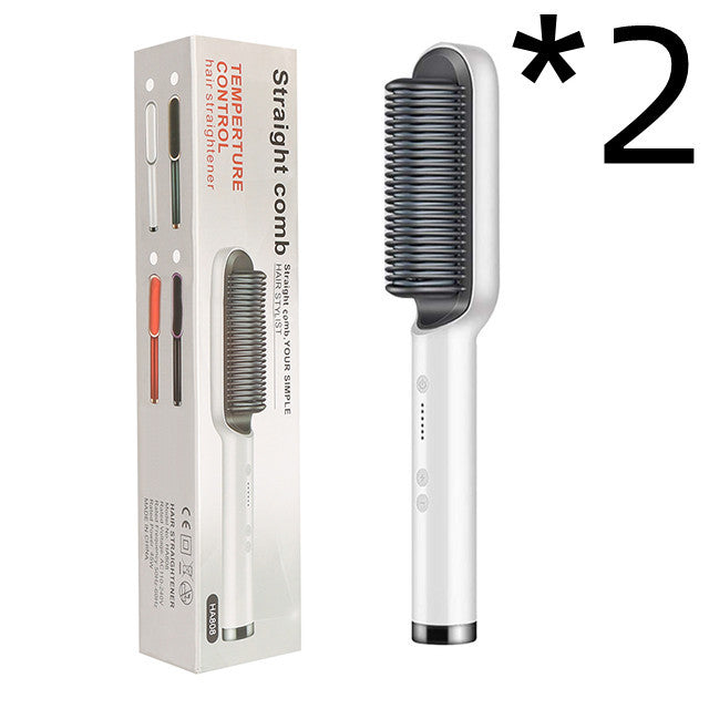 New 2 In 1 Lisseur à cheveux professionnel – Chauffe rapide & anti-brûlure
