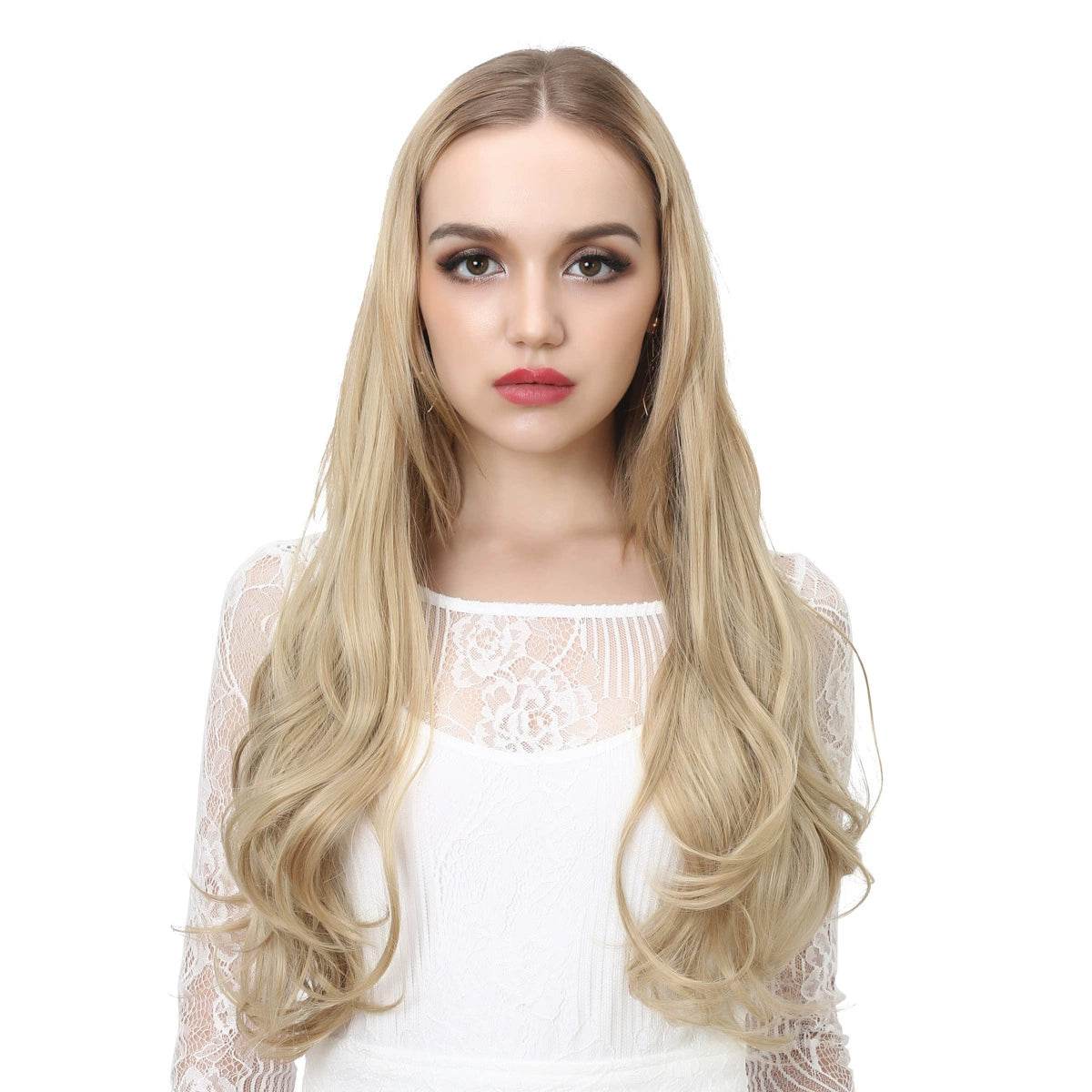 Hair extension wig invisible natural long curly hair - Afrotix