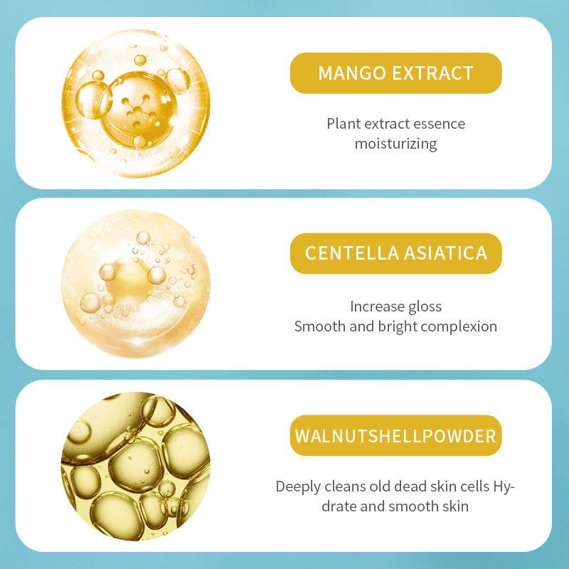 Crème exfoliante aux sels de bain aux fruits Soin exfoliant pour le corps - Afrotix