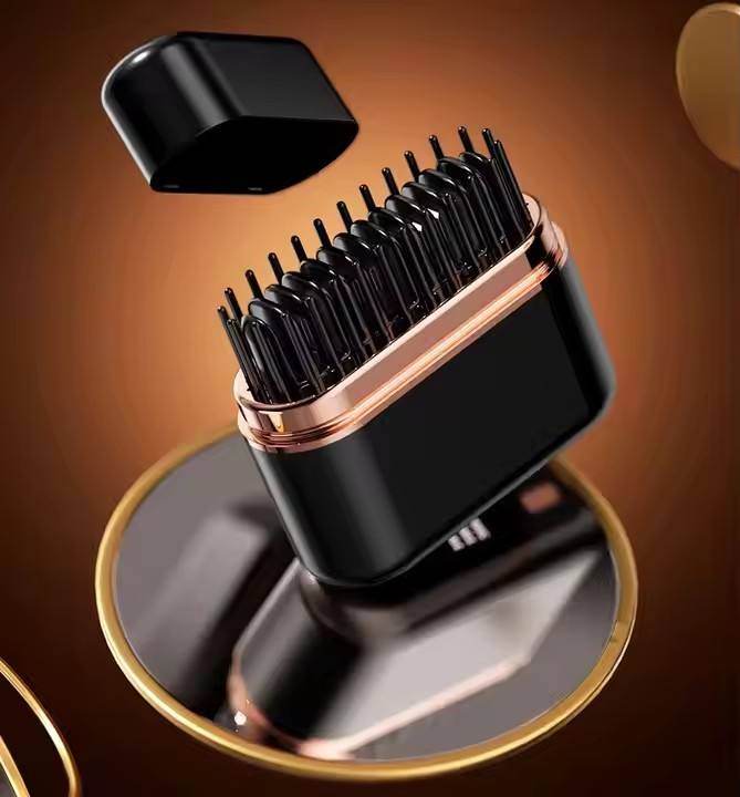 Fer à lisser sans fil peigne Wireless cheveux portable boucle droite double lisseur .. - Afrotix