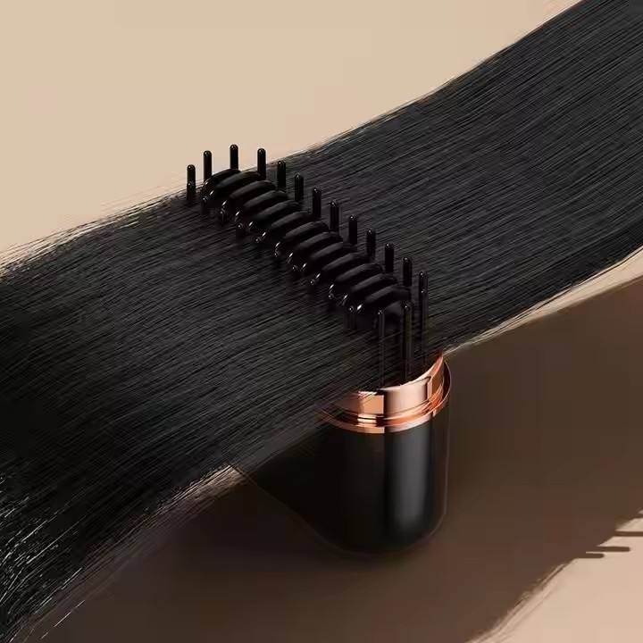 Fer à lisser sans fil peigne Wireless cheveux portable boucle droite double lisseur .. - Afrotix