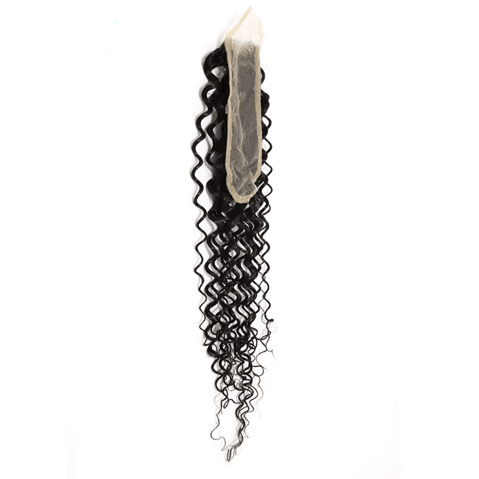 Fermeture en Dentelle Suisse 2x6 - Cheveux Humains Kinky Straight, Wavy, Deep Wave, Yaki - Afrotix