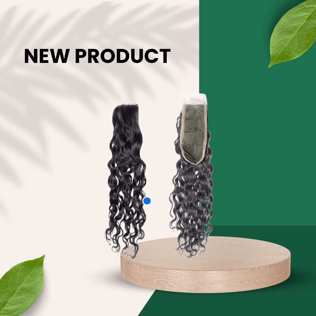 Fermeture en Dentelle Suisse 2x6 - Cheveux Humains Kinky Straight, Wavy, Deep Wave, Yaki - Afrotix