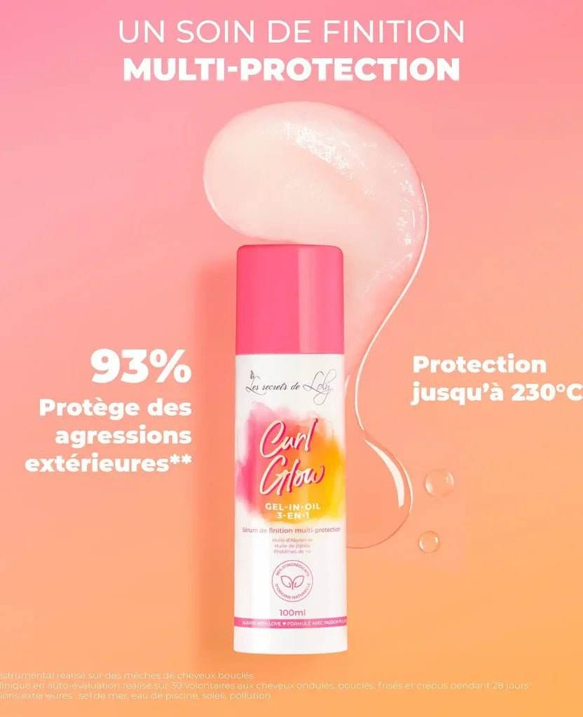 Gel en huile 3 en 1 Curl Glow - Afrotix