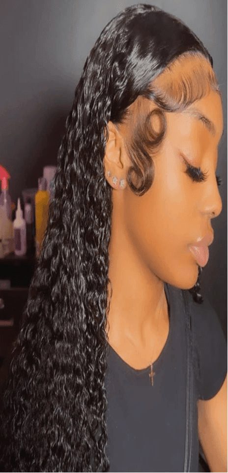 Kinky Curly Wave 13x4 Dentelle Frontal HD Transparent Suisse Brésilien 100% Remy - Afrotix