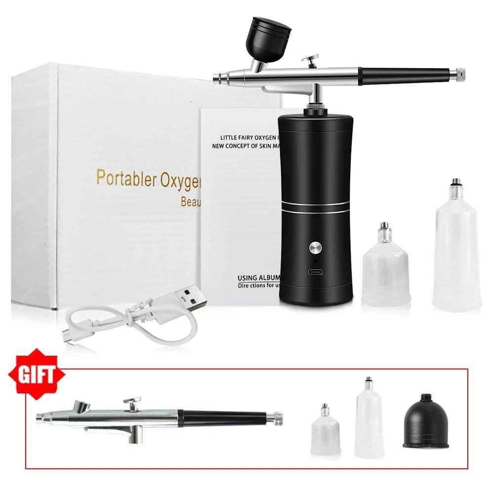 Kit Aérographe Électrique Sans Fil – Mini Pistolet de Pulvérisation - Afrotix