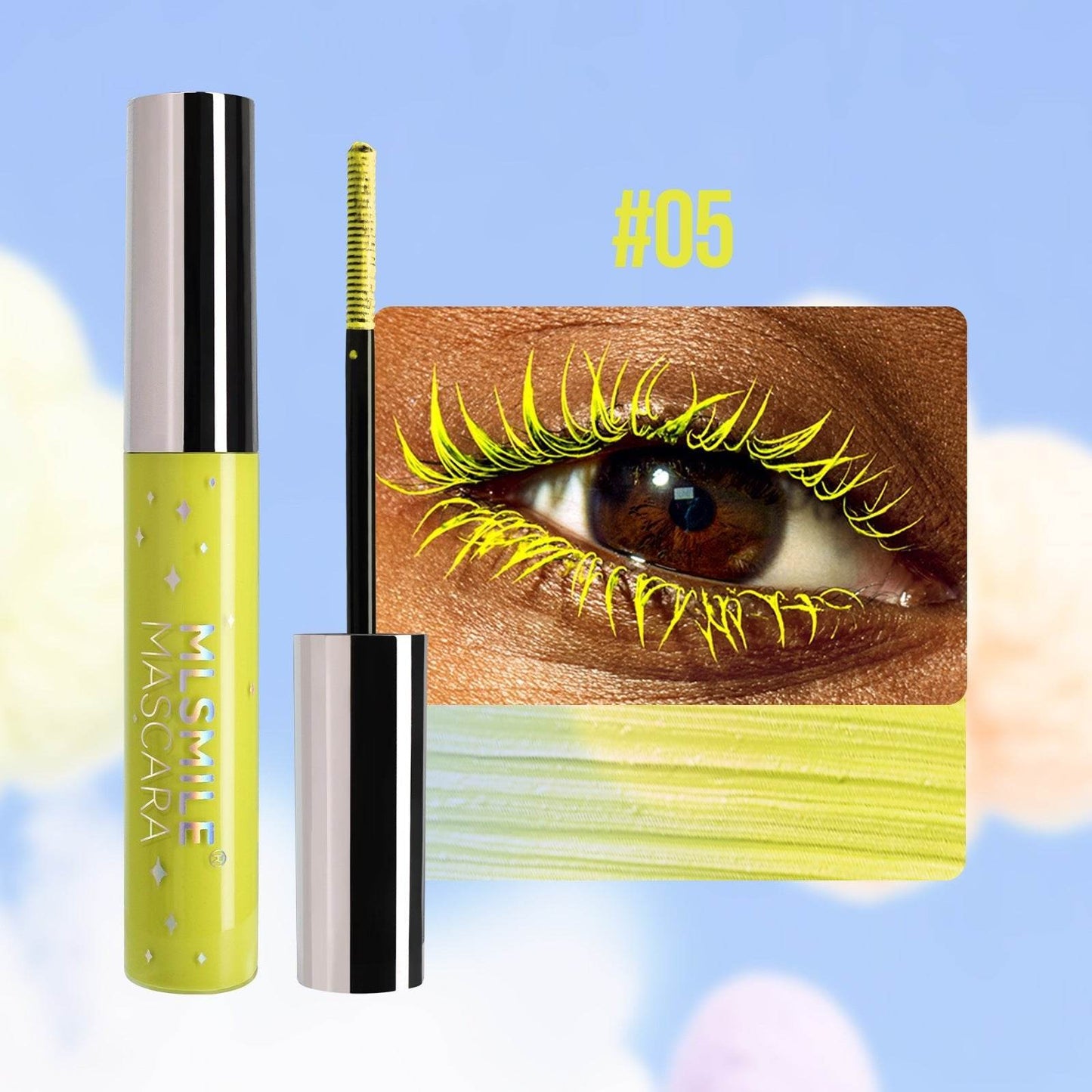 Mascara Nacré Scintillant – Waterproof & Longue Tenue - Afrotix