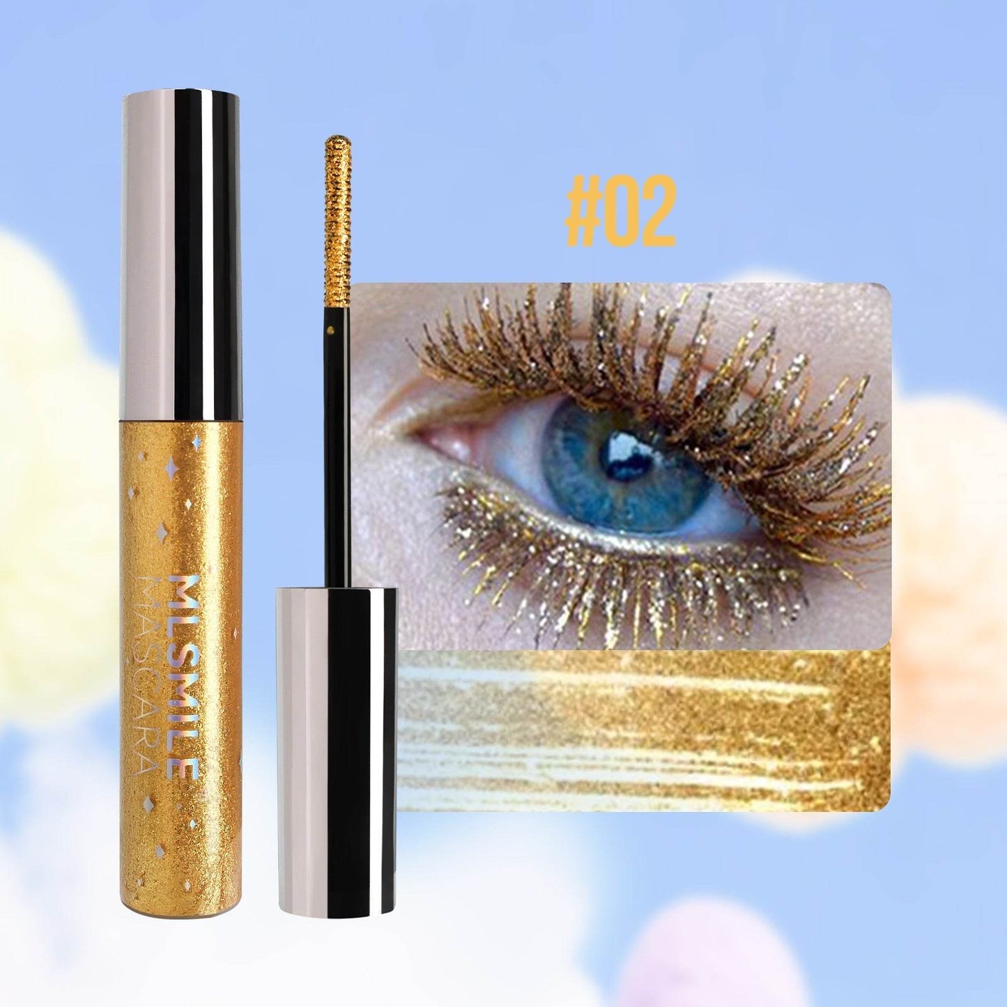 Mascara Nacré Scintillant – Waterproof & Longue Tenue - Afrotix