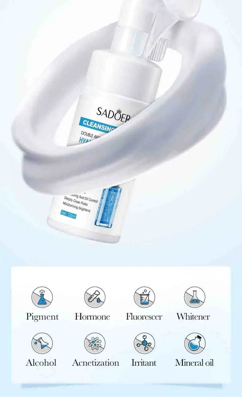 Nettoyant visage moussant à la vitamine C et au Q10, - Afrotix