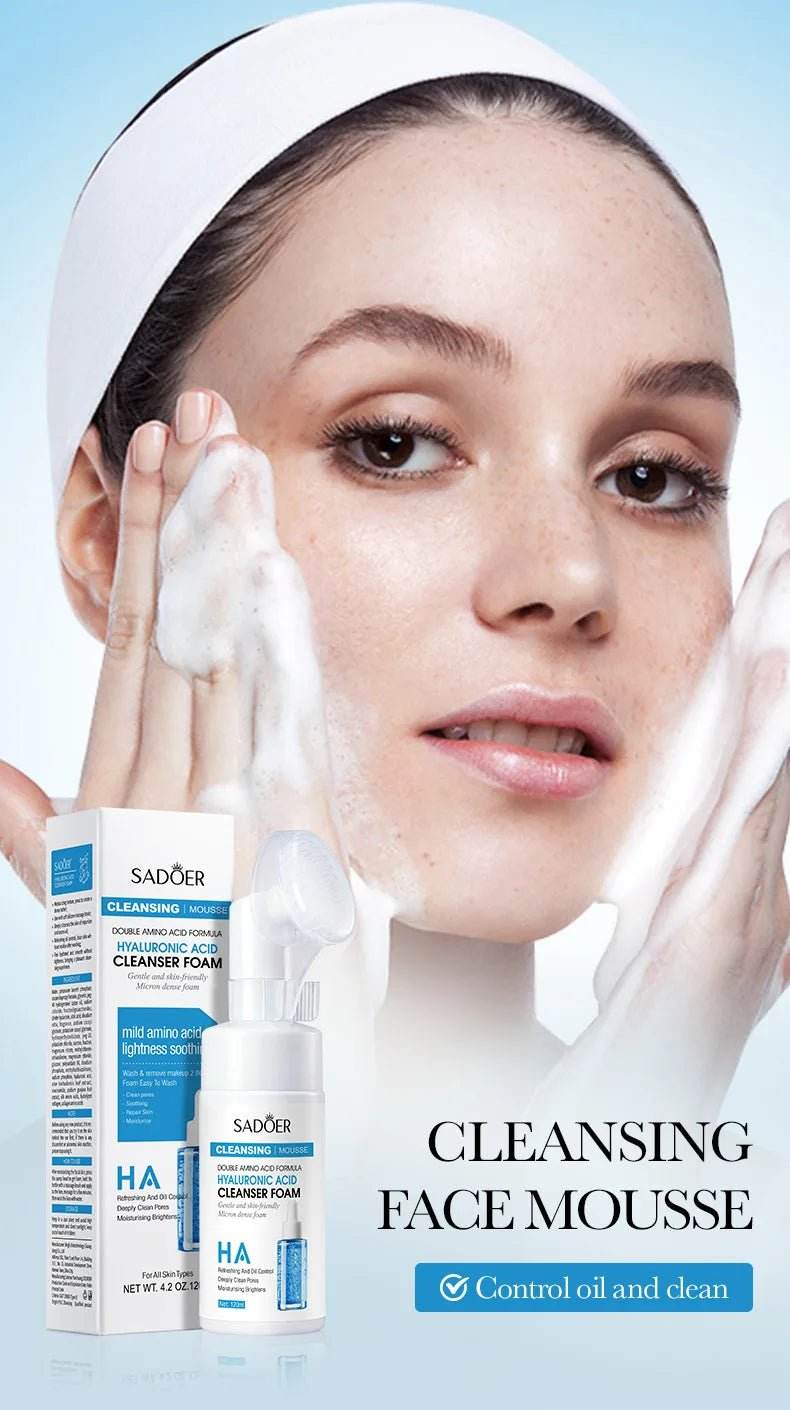 Nettoyant visage moussant à la vitamine C et au Q10, - Afrotix