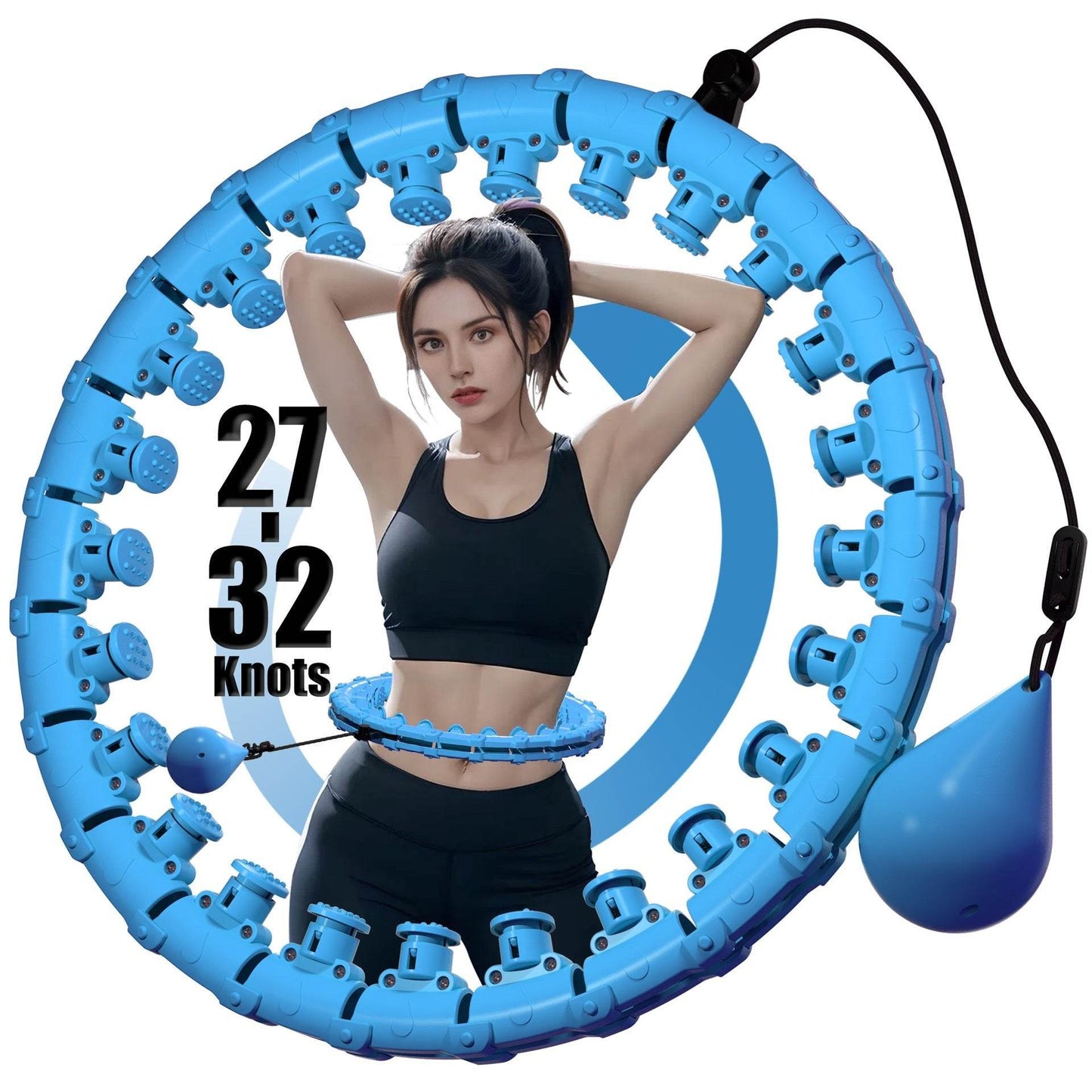 Nouveau Cerceau Hula Hoop Fitness – Idéal pour le Sport à la Maison - Afrotix