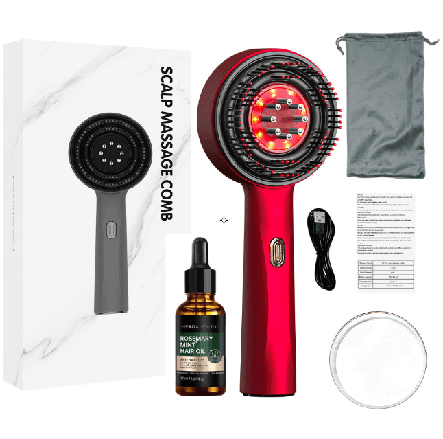 Peigne de Massage Électrique pour le Cuir Chevelu – Soin Capillaire Avancé✨ - Afrotix
