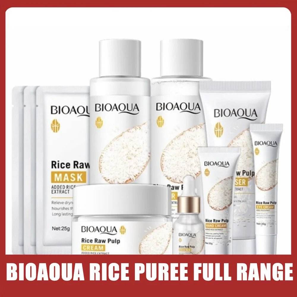 Purées de riz réduit les rides, adoucit la peau, améliore la texture de la peau, hydrate et nourrit - Afrotix