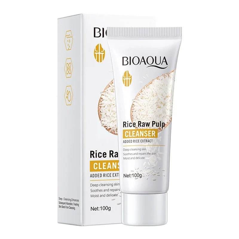 Purées de riz réduit les rides, adoucit la peau, améliore la texture de la peau, hydrate et nourrit - Afrotix