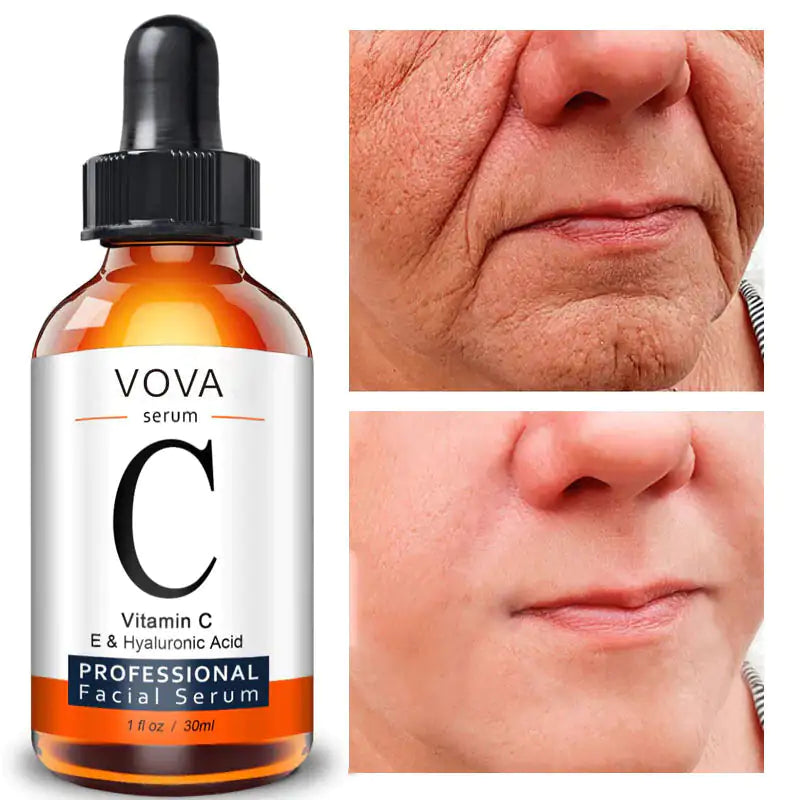 Strong Hyaluronic Acid Vitamin C Serum anti Wrinkle Face Care Facial Skin Care Cream Moisturiser Facial Essences Skin Care Tools - Afrotix