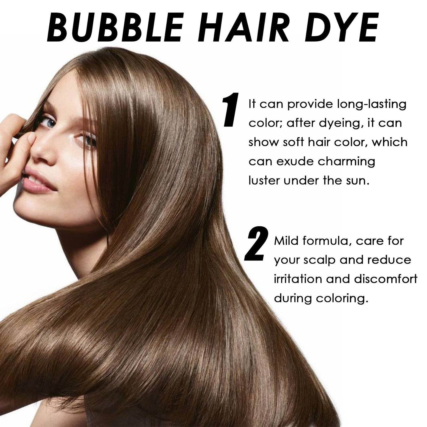 Shampooing Colorant à Bulles pour Cheveux Colorés- - Afrotix