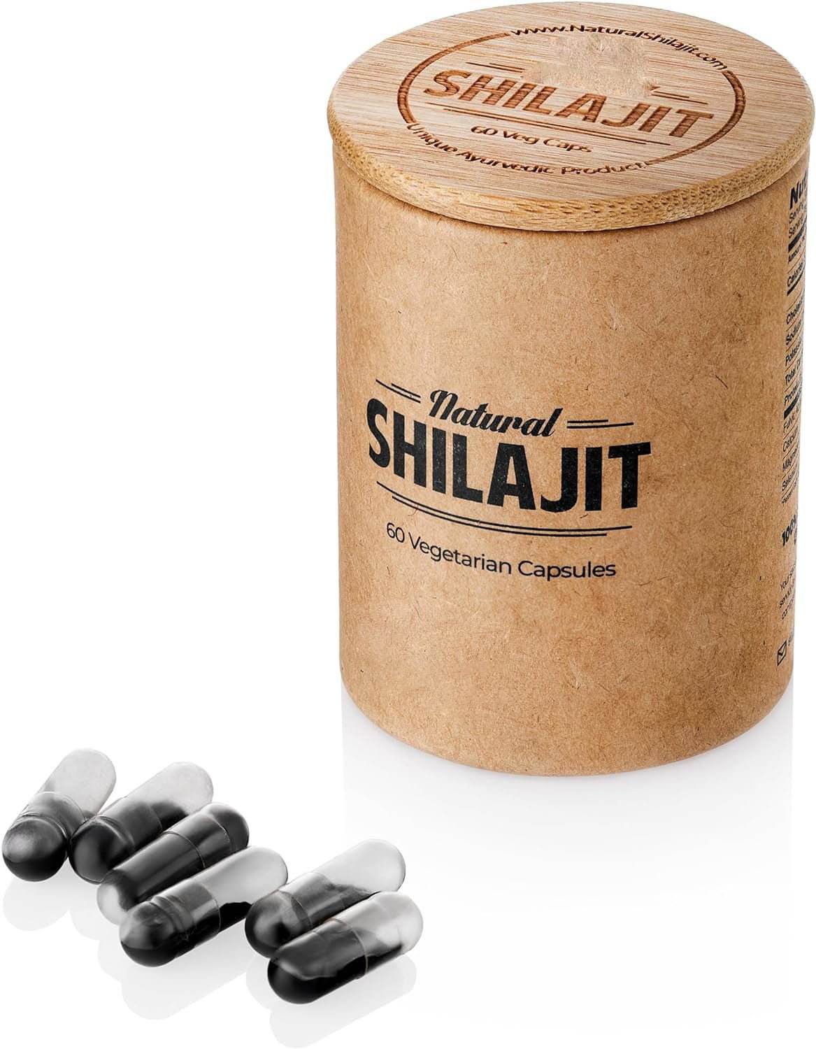 Shilajit Naturel - 60 Gélules - Afrotix