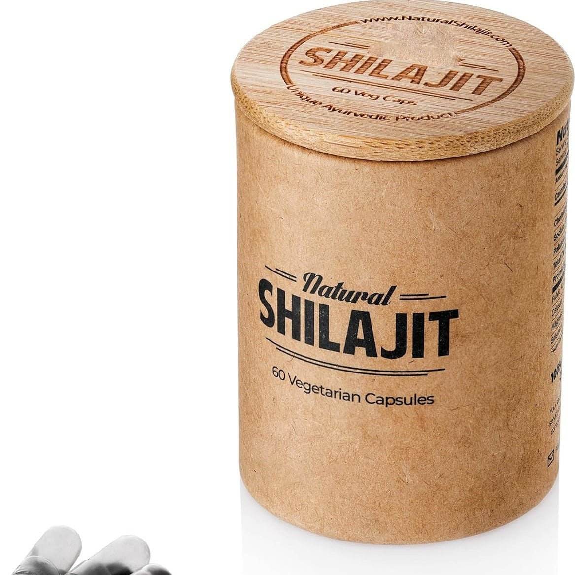 Shilajit Naturel - 60 Gélules - Afrotix