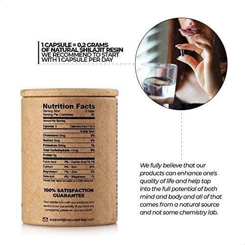 Shilajit Naturel - 60 Gélules - Afrotix