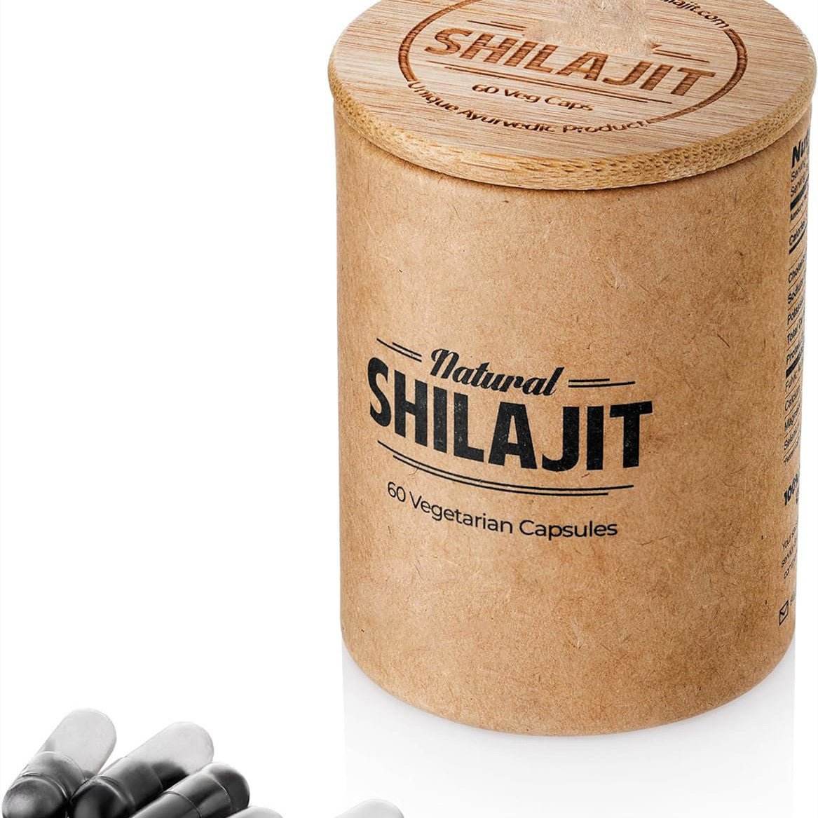 Shilajit Naturel - 60 Gélules - Afrotix