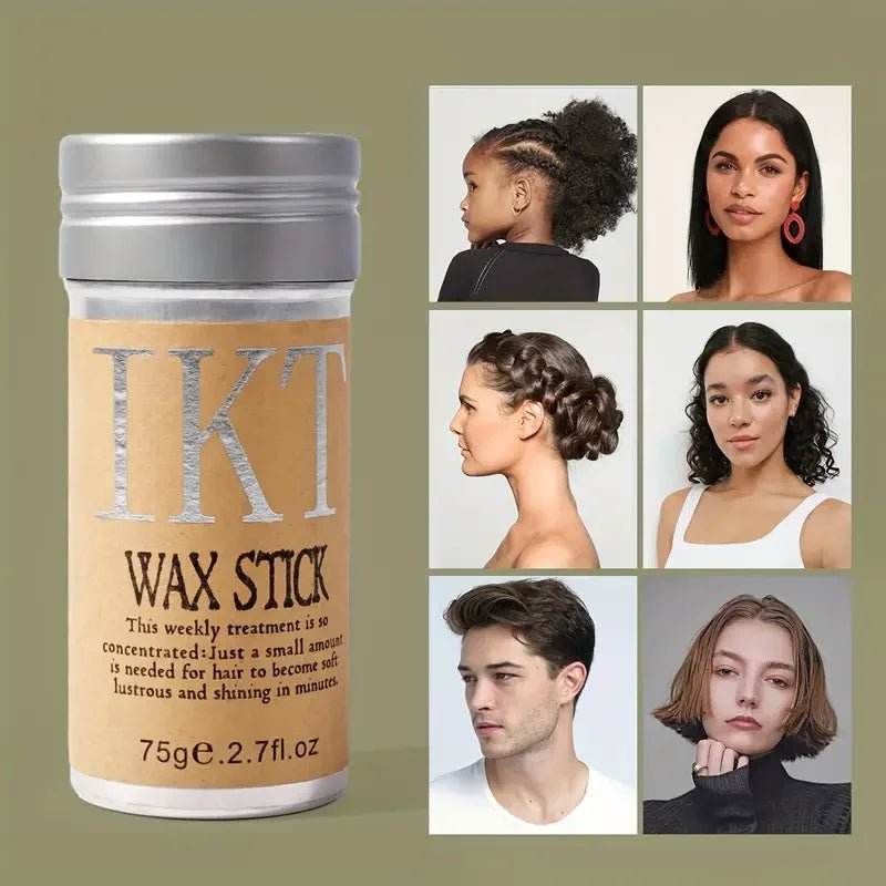 Slick Back Hair Wax Stick pour cheveux rebelles, coiffure de perruque et accessoires - Afrotix