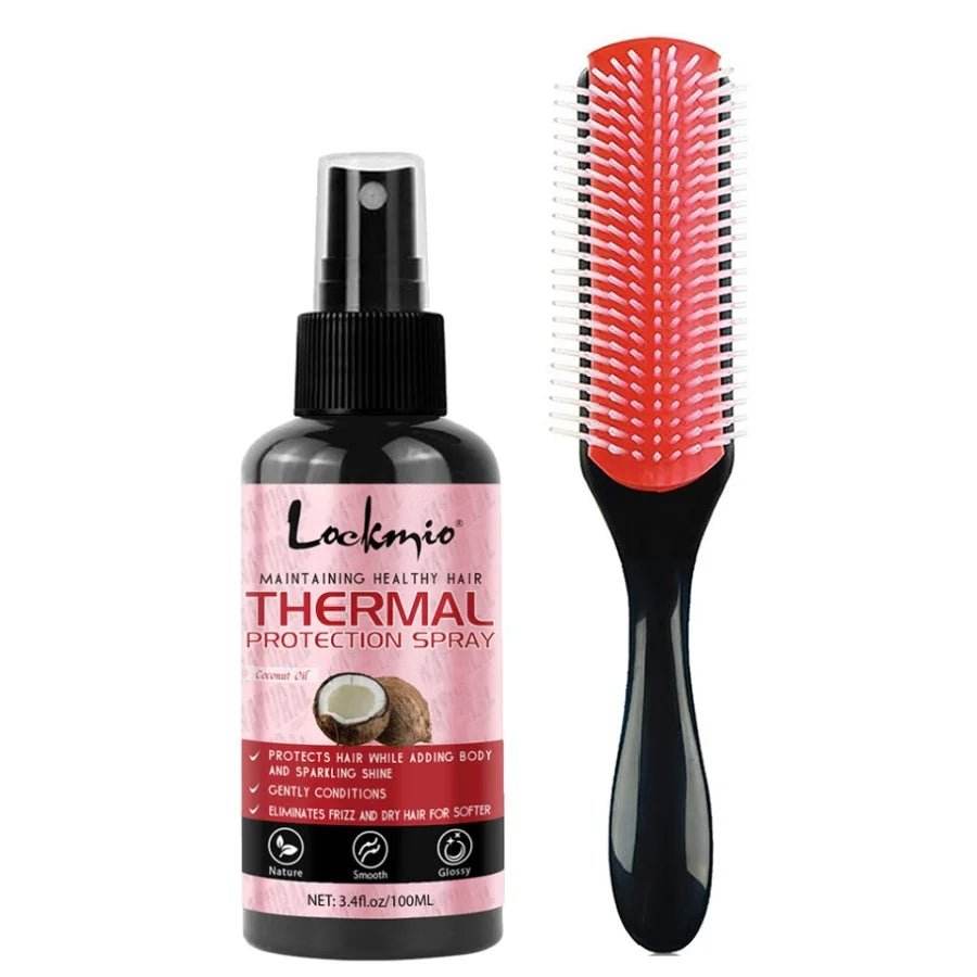 Spray capillaire protecteur thermique avec sérum hydratant bouclier thermique - Afrotix