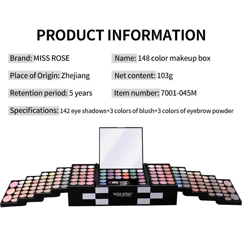 Trousse de maquillage Kit-Ultimate Color Combination-Holiday Gift Set - Afrotix