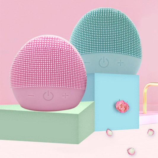 USB Facial Cleansing Brush Sonic Vibration Mini Face Cleaner Silicone Deep Pore Cleaning Electric Waterproof Massage eprolo