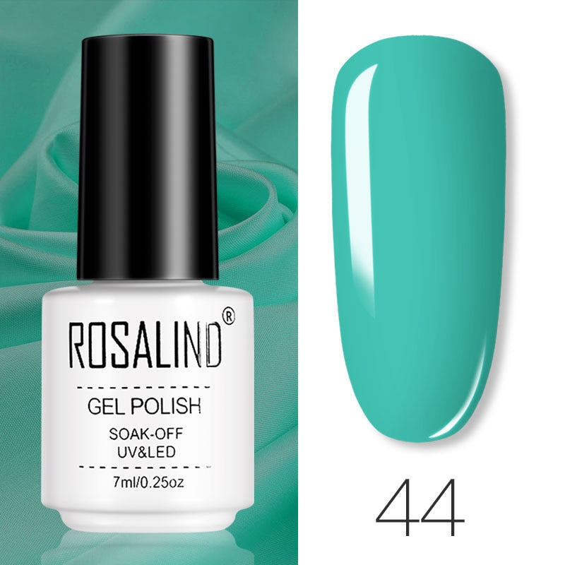 ROSALIND Gel Polish Set Manicure for Nails Semi Permanent Vernis top coat UV LED Gel Varnish Soak Off Nail Art Gel Nail Polish eprolo